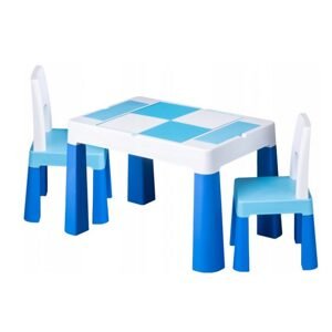 TEGA BABY Sada nábytku pro děti - stoleček a 2 židličky, Tega Baby - modrá