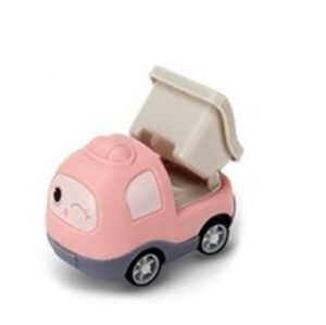 TULIMI Stavební mini autíčko na setrvačník Tulimi - růžové