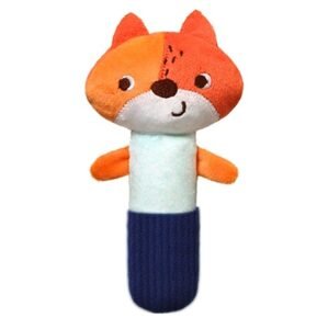 BabyOno Plyšová hračka s pískátkem FOX MONDAY, BabyOno, oranžová