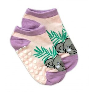 NVT Dětské ponožky s ABS Koala – sv. růžové - 19-22