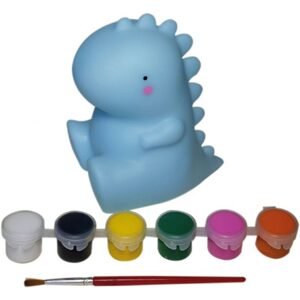 Barney&Buddy Svítící Dinosaurus k vymalování + barvičky, štětec, Barney&Buddy