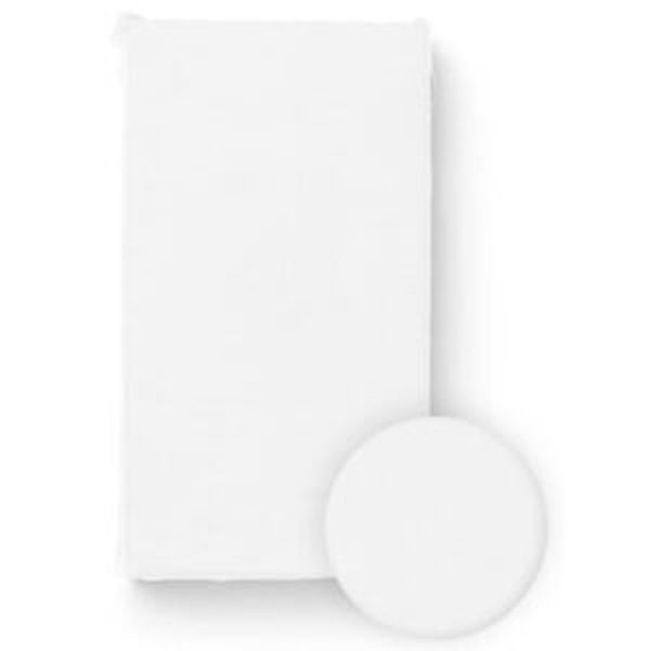 BocioLand Prostěradlo do postýlky, bavlna, bílé, 120 x 60 cm