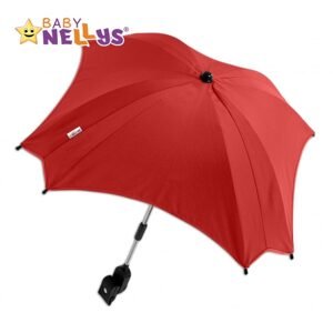 Baby Nellys Slunečník, deštník do kočárku Baby Nellys ® - červený