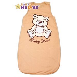 Baby Nellys Spací vak Teddy Bear Baby Nellys - hnědý vel. 0+ - Spací vak Teddy Bear, Baby Nellys - hnědý vel. 2+