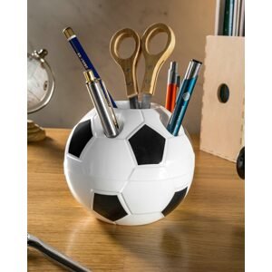 Držák na psacé potřeby ve tvaru fotbalového míče