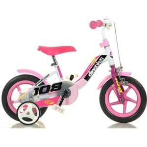 DINO Bikes - Dětské kolo 10" 108FLG s přední brzdou - Girl 2017