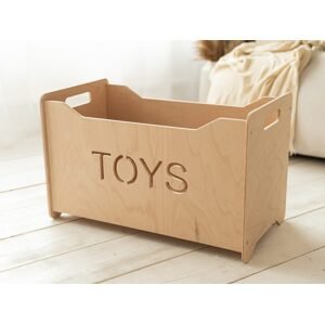 Woodisio Box na hračky TONI