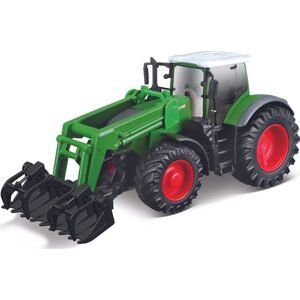 Bburago 2020 Bburago10 cm Farma Tractor with front loader - Fendt 1050 Vario + grapple