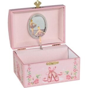 Goki Hrací skříňka/šperkovnice Balerína, Goki, světle růžová