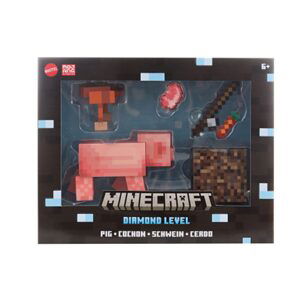 Minecraft Diamond level sběratelská figurka-Pig HTM04