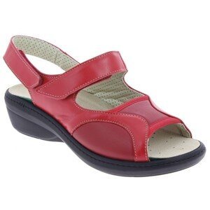 DELYA_HW  dámský halluxový sandálek červená PodoWell Velikost: 42