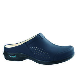 VENEZA  pracovní kožená pratelná obuv bez pásku unisex tmavě modrá WG3A03 Nursing Care Velikost: 39