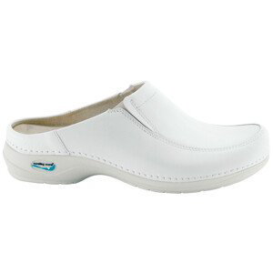 PARIS pracovní kožená pratelná obuv s certifikací unisex bez pásku bílá WG410 Nursing Care Velikost: 36