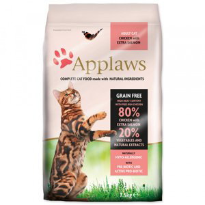 Krmivo Applaws Cat kuře & losos 7,5kg