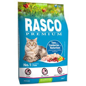 Rasco Premium Cat Sterilized, Tuna, Cranberries, Nasturtium 2kg