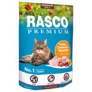 Rasco Premium Cat Senior, Turkey, Cranberries, Nasturtium 400g