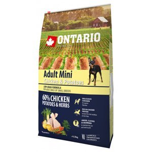Ontario Adult Mini Chicken & Potatoes 6,5 kg