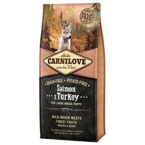 Carnilove Salmon & Turkey for Large Breed Puppy 12kg