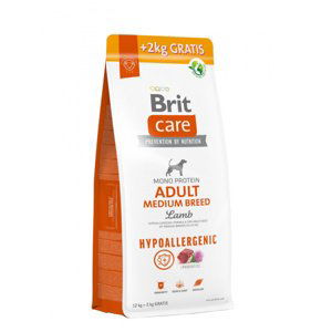 Brit Care Dog Hypoallergenic Adult Medium Breed 12+2kg