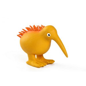 Hračka KIWI WALKER latex kiwi pískací oranžová 11,5cm