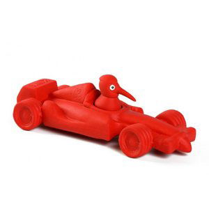 Hračka Kiwi Walker latex Formule pískací červená 19cm