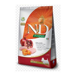 N & D GF Pumpkin DOG Adult Mini Chicken & Pomegranate 800g