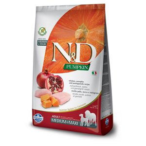 N&D Pumpkin Dog Adult M/L Chicken & Pomegranate 12kg