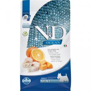 N&D Ocean Dog Adult Mini Codfish&Pumpkin&Orange 2,5kg