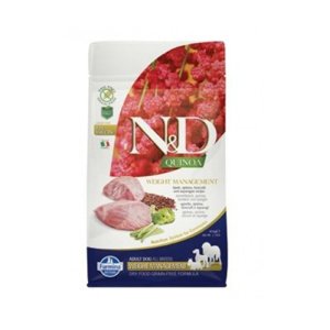 N & D GF Quinoa DOG Weight Mngmnt Lamb & Broccoli 800g