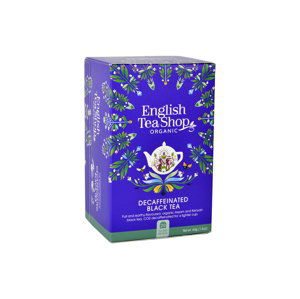 English Tea Shop BIO Bezkofeinový Černý čaj, 20 sáčků,