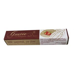 Gustée RAW Datlové tyčinky DUO Jahoda, 2x24 g,