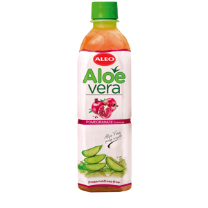 Aleo Aloe Vera drink Granátové jablko, 500 ml,