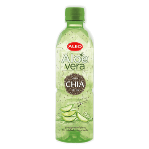 Aleo Aloe Vera drink s Chia semínky, 500 ml,