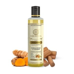 Khadi Natural Sprchový gel Santal & Kurkuma, 210 ml,