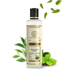 Khadi Natural Sprchový gel Zelený čaj & Máta, 210 ml,