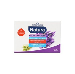 Papoutsanis NATURA Antibakteriální mýdlo Levandule, 100 g,