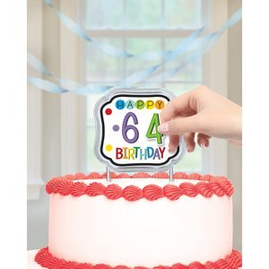 Dekorace na dort k narozeninám s číslem Amscan Dekorace na dort k narozeninám s číslem Amscan