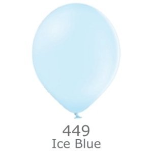Balónek světle modrý ledový průměr 27 cm BELBAL latexové vysoce kvalitní