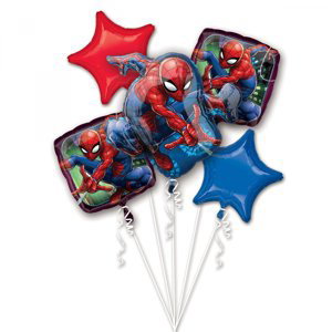 Spiderman balónky sada 5 ks Amscan Spiderman balónky sada 5 ks Amscan