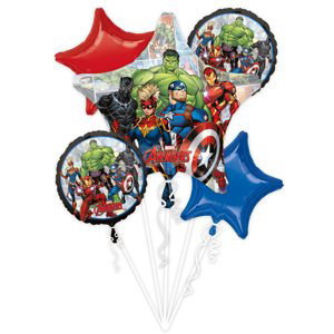 Avengers Marvel balónky sada 5 ks Amscan Avengers Marvel balónky sada 5 ks Amscan