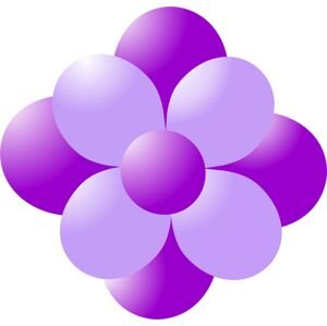 Balónky kytka fialová-lavender balonky.cz Balónky kytka fialová-lavender balonky.cz