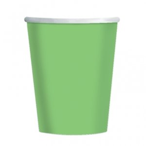 Kelímky papírové Kiwi Green 8ks 266ml