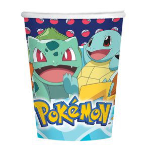 Pokémon kelímky papírové 8 ks 250 ml Amscan Pokémon kelímky papírové 8 ks 250 ml Amscan