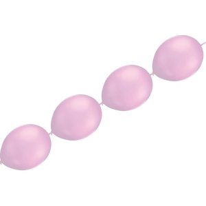 Balónky spojovací růžové Balónky řetězové růžové