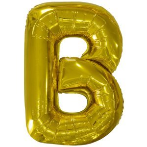 Písmeno B zlatý foliový balónek 86 cm Amscan Písmeno B zlatý foliový balónek 86 cm Amscan