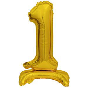 Balónek foliový narozeniny číslo 0 zlatý 38 cm Amscan Balónek foliový narozeniny číslo 0 zlatý 38 cm Amscan