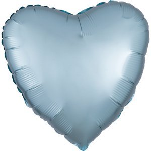 Balónek srdce světle modré Amscan Balónek srdce světle modré Amscan