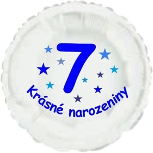 Krásné 7. narozeniny fóliový balónek kruh pro kluky Balonky.cz Krásné 7. narozeniny fóliový balónek kruh pro kluky Balonky.cz