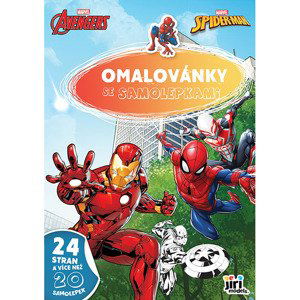 Omalovánky A4 a samolepky Marvel Omalovánky A4 a samolepky Marvel