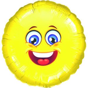 Smajlík veselý balónek kruh 43 cm balonky.cz Smajlík veselý balónek kruh 43 cm balonky.cz